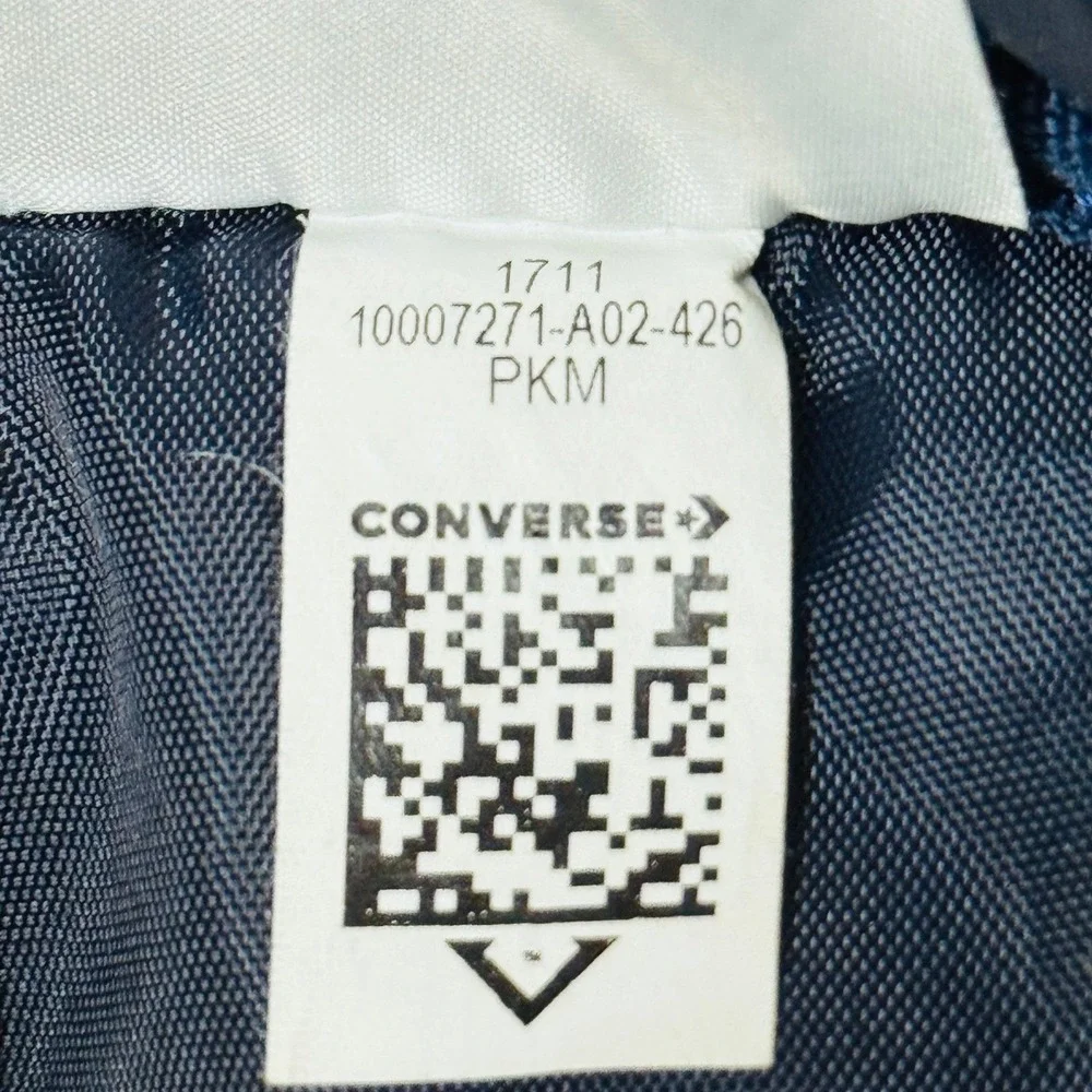 Converse Go Backpack Unisex Laptop Sleeve School Travel Bag Navy Blue